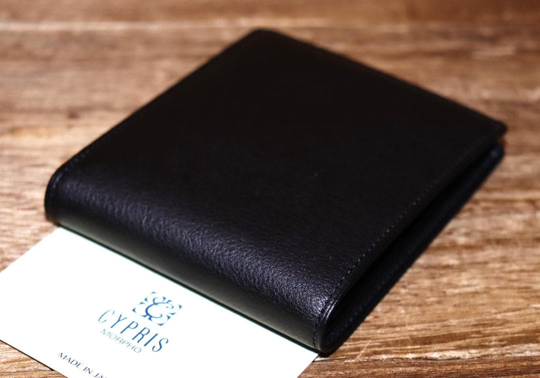 新品 CYPRIS シリウス カーフスキン 二つ折り財布 Ⓗ