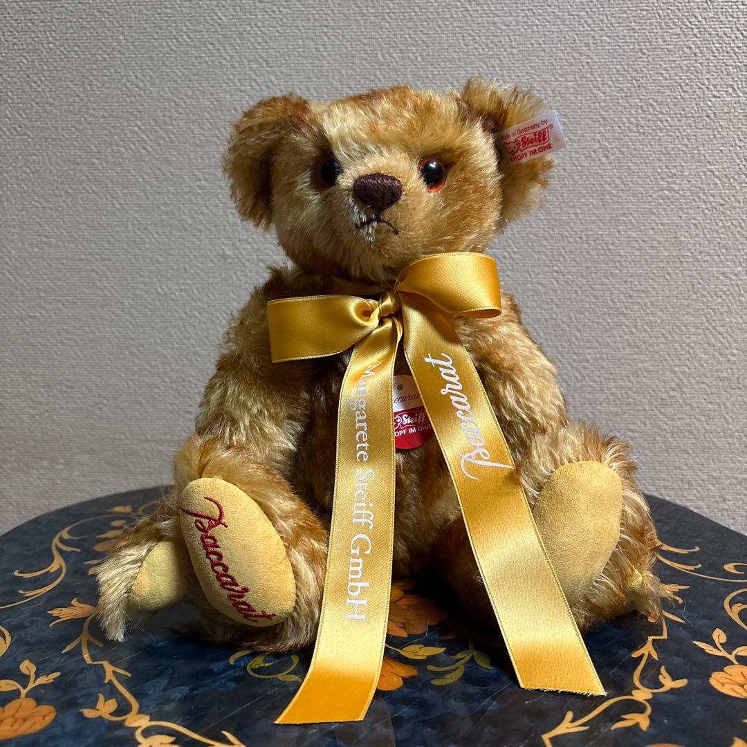 バンビラブ　Steiffシュタイフ×Baccaratバカラ　テディベア