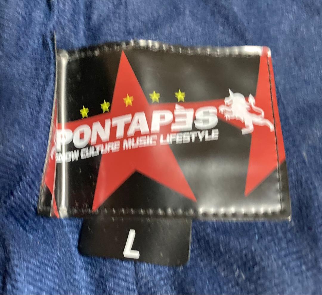 PONTAPES 迷彩 スノボ スノーボード ジャケット パンツ 上下セット L