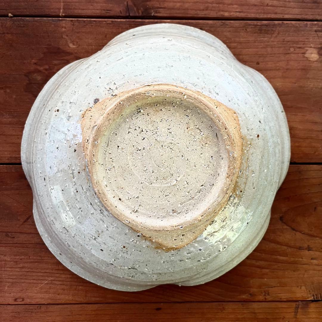 【箱・説明書付】萩焼 岡田政右衛門 作 手づくり鉢 家宝と記された器