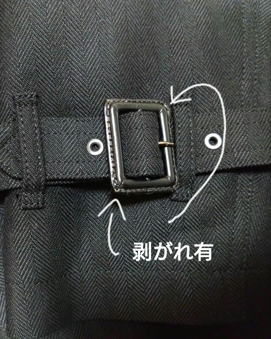 BURBERRY BLACKLABEL ウール混トレンチコート M 美品！