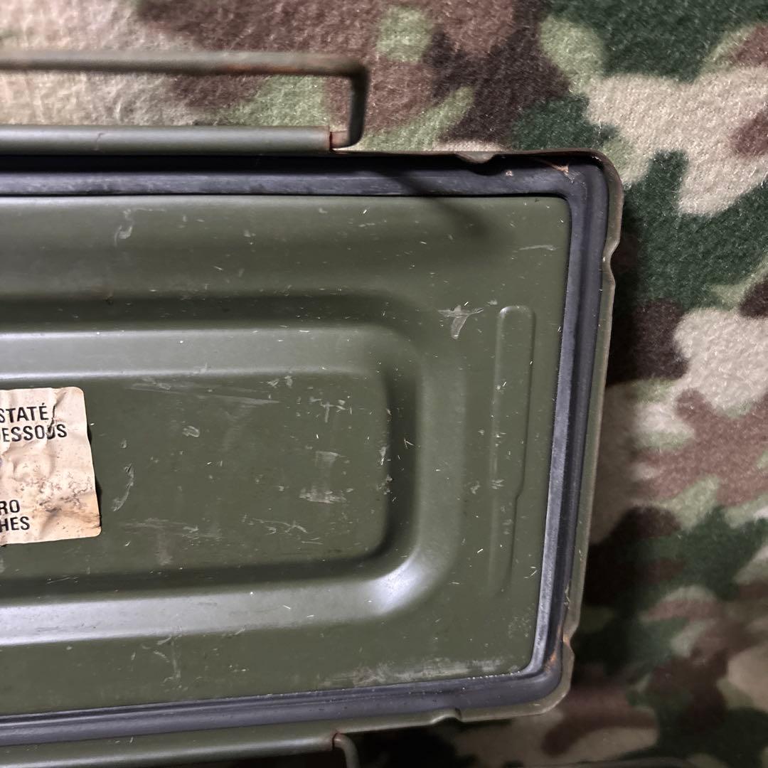 2点セット　フランス軍　CAL.50 AMMO BOX 米軍　TOOL BAG