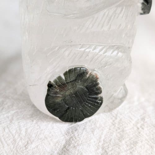 ✧手掘り 虹 ブラジル産 ガーデンクォーツ 如意 スマイル 猫✧