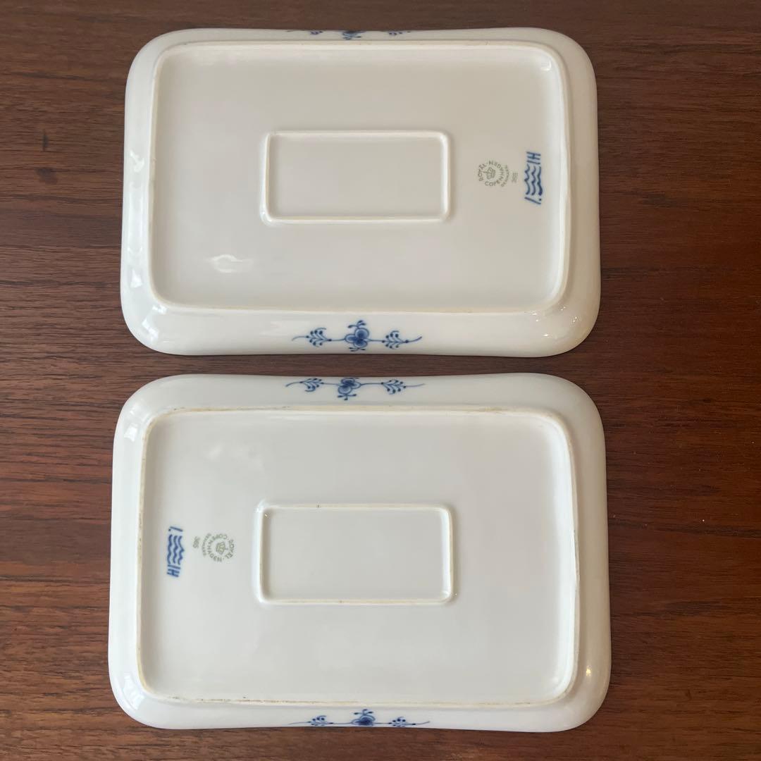 ロイヤルコペンハーゲン ジャパニーズ　レクタングルプレート2枚セット