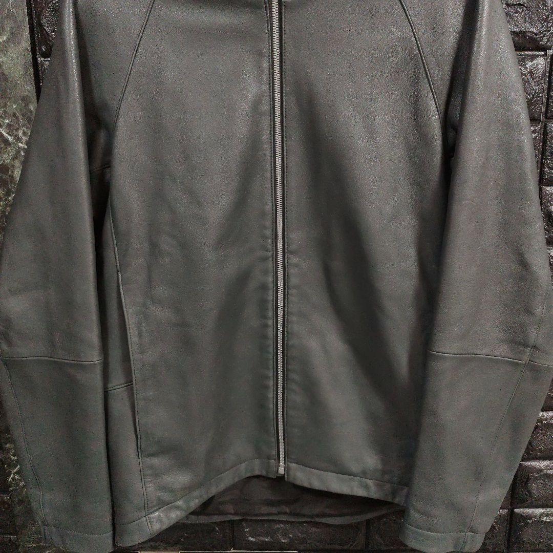 TheoryBYRN L　フーデッドレザー（羊革） ジャケット