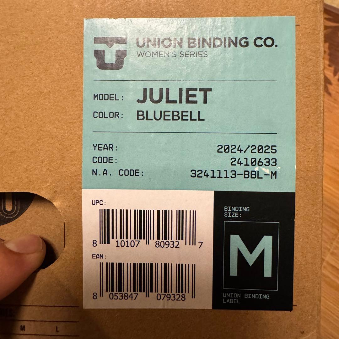 ぴ*ん様 新品UNION/ユニオン JULIET スノーボードビンディング24-