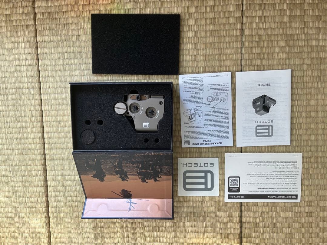 実物EOTech EXPS3 タン色ホログラフィックサイト