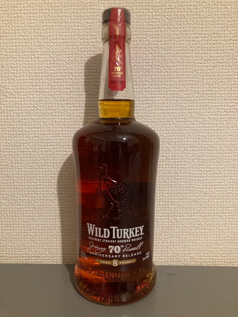 ワイルドターキー8年ジミー・ラッセル70周年記念ボトル750ml