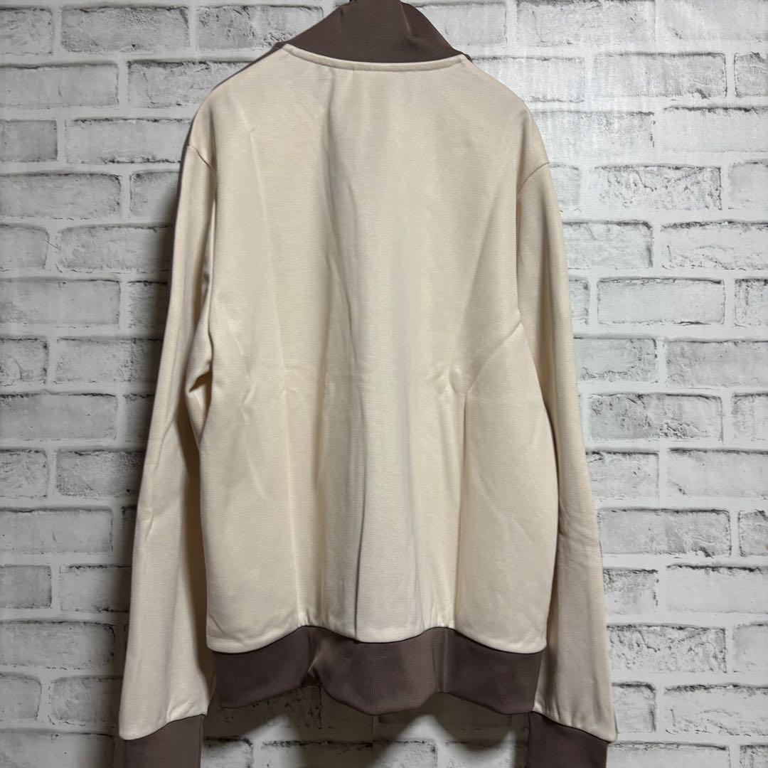 新品⭐️女性L 80s復刻adidasトラックジャケット ベージュ×モカブラウン