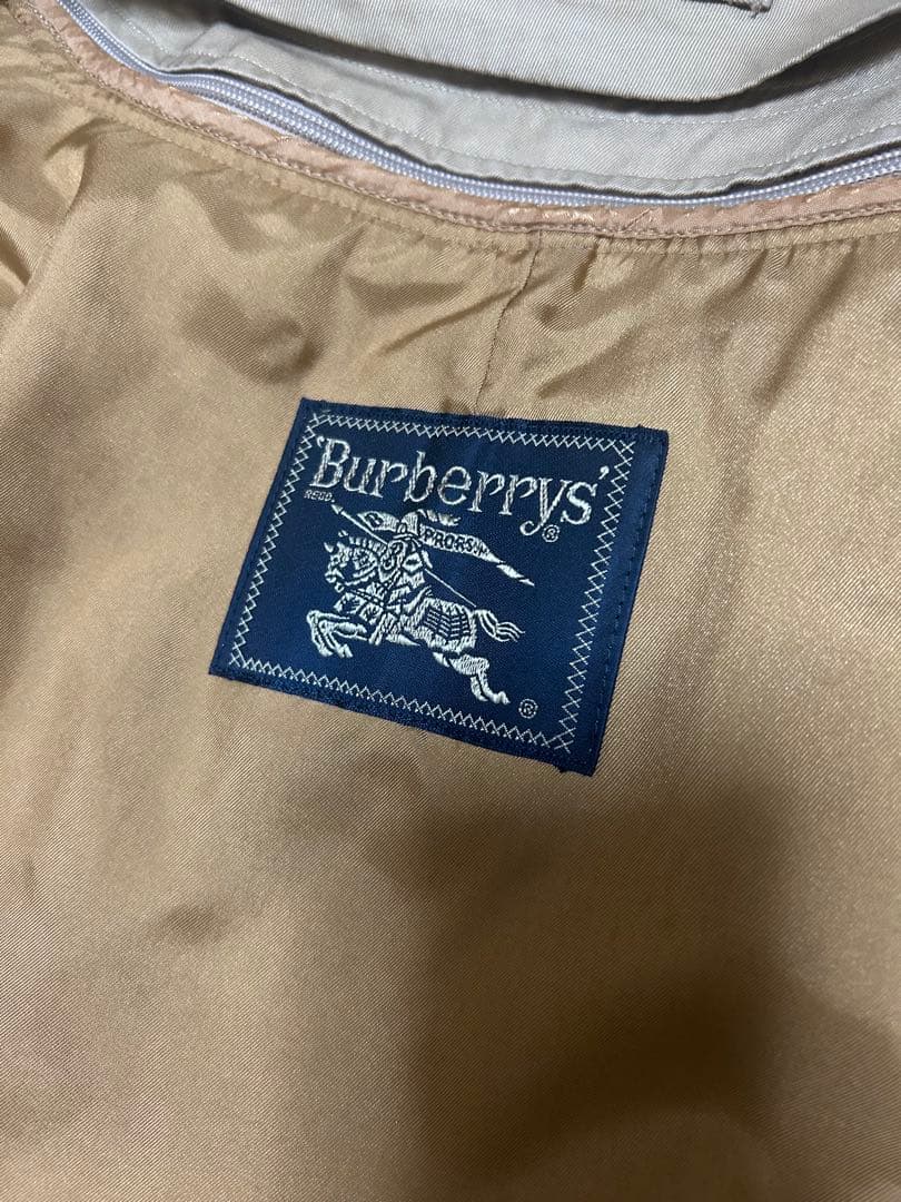 Burberry ベージュ ステンカラーコート　ライナー付き　ヴィンテージ