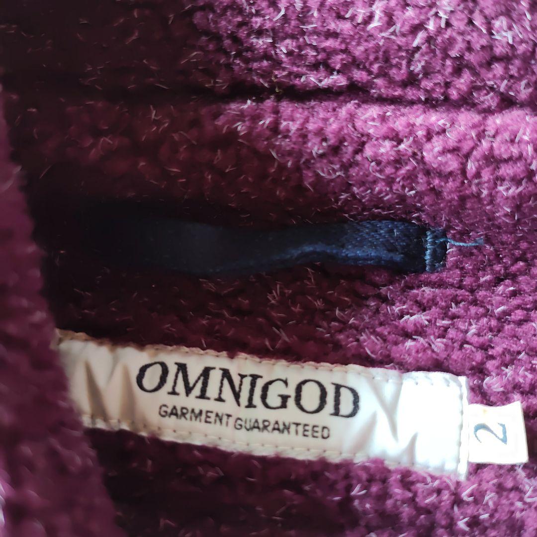 OMNIGOD ダウンベスト サイズ2 ネイビー