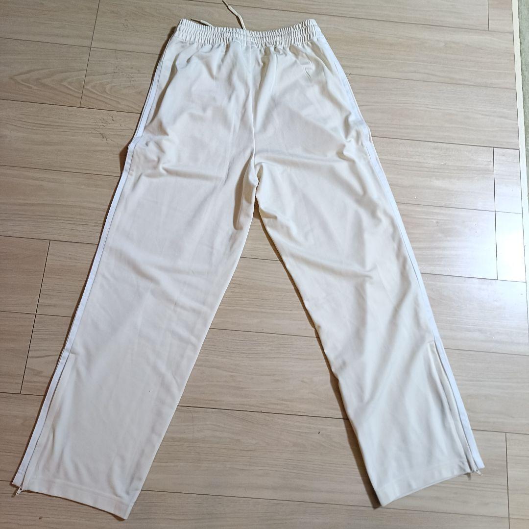 アディダス 白 ファイヤーバード トラックパンツ ジャージ下 人気 メンズS匿名