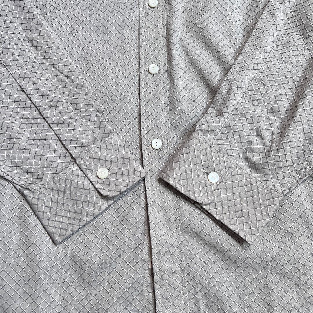 【極美品】RRL コットンレギュラーカラーシャツ ダイヤモンドパターン L/16