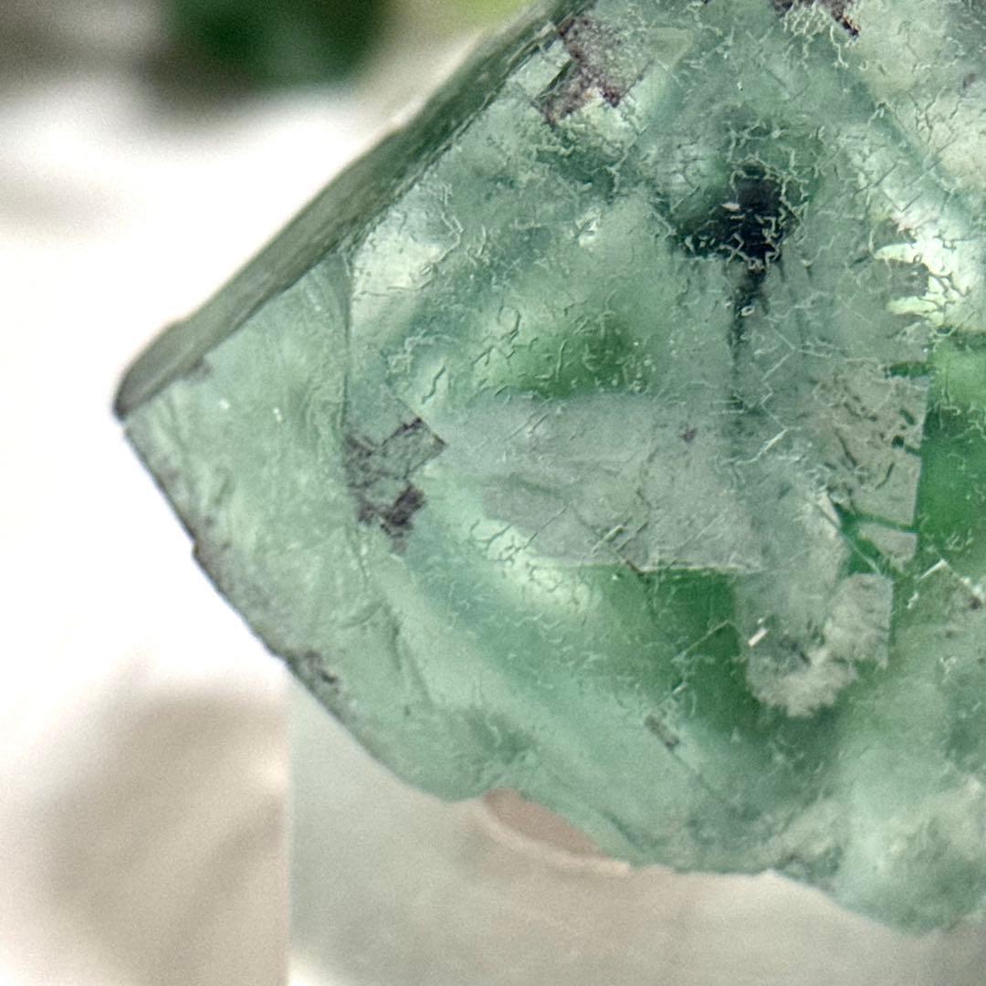 【D288】大きな結晶とゾーニング・.。*・ グリーンフローライト ナミビア