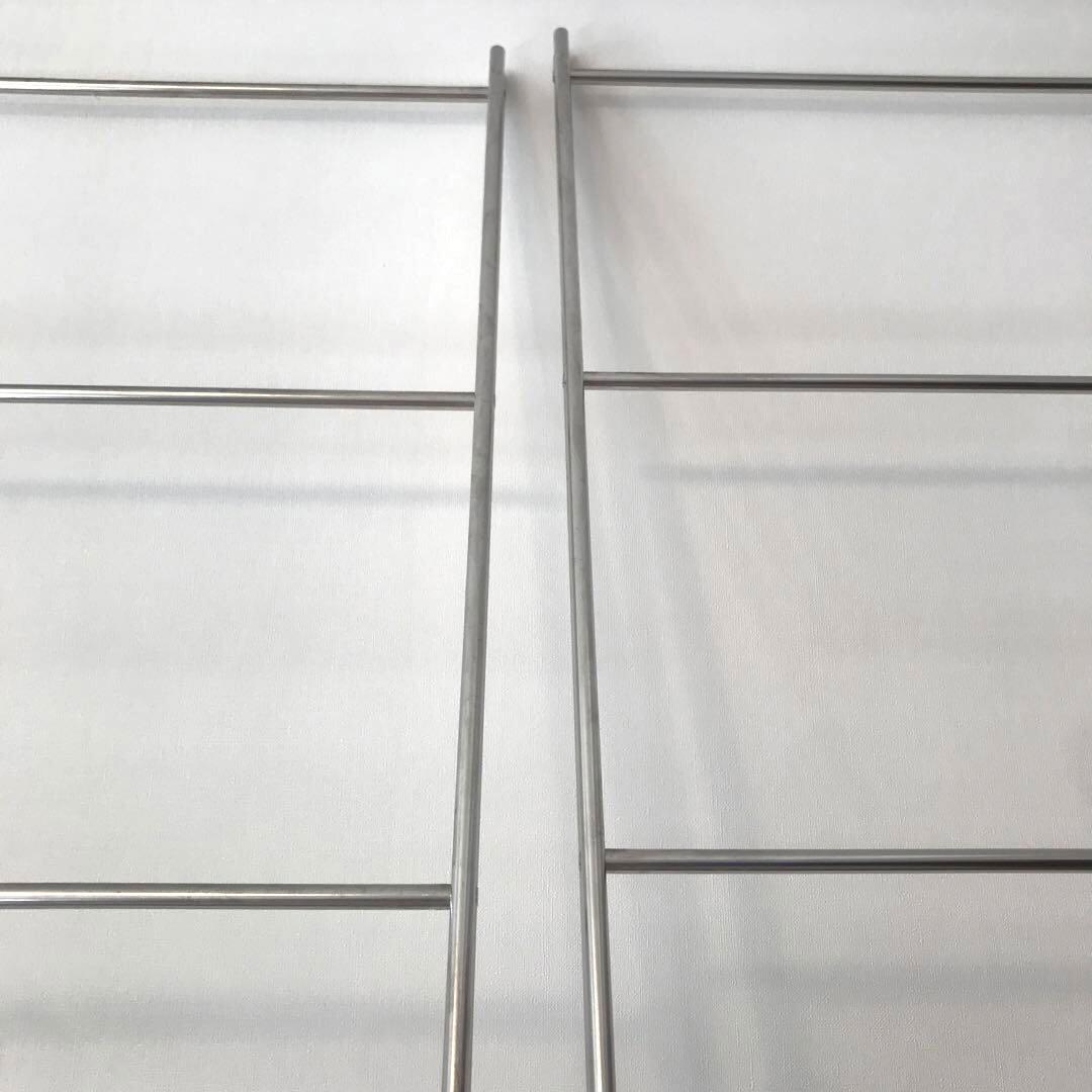 大阪市内引取り限定】ステンレスユニットシェルフ・ステンレス追加用帆立・特大×3