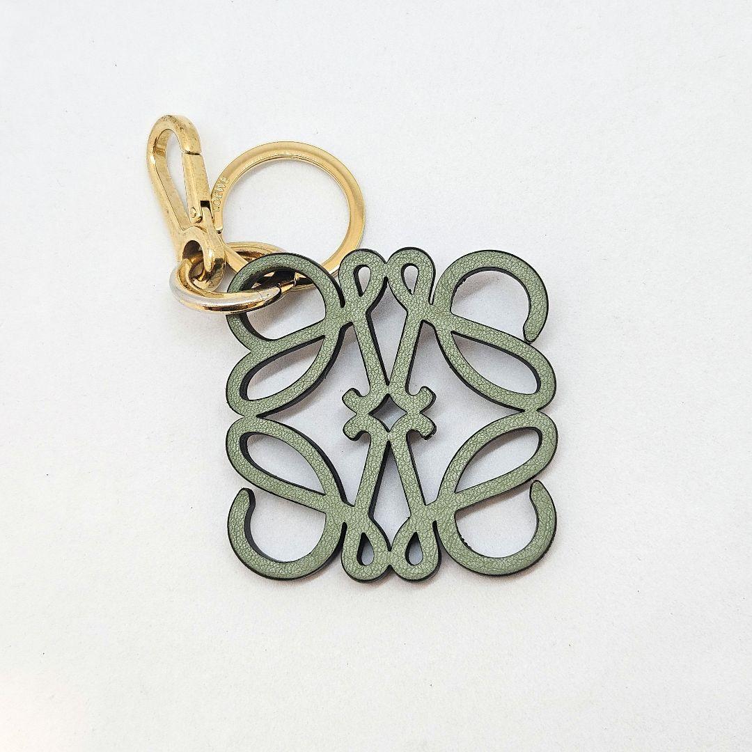 LOEWE ロエベ アナグラム キーリング キーチャーム キーリング グリーン