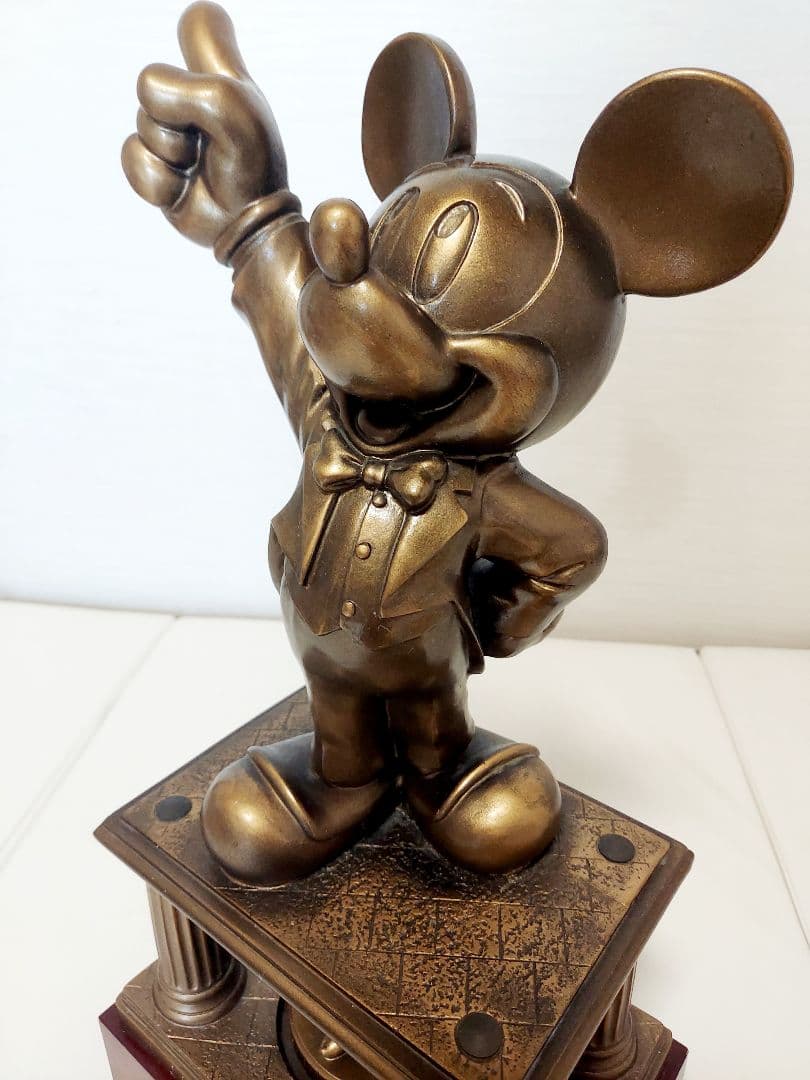 【非売品】ミッキーマウス　ブロンズ像　オルゴール