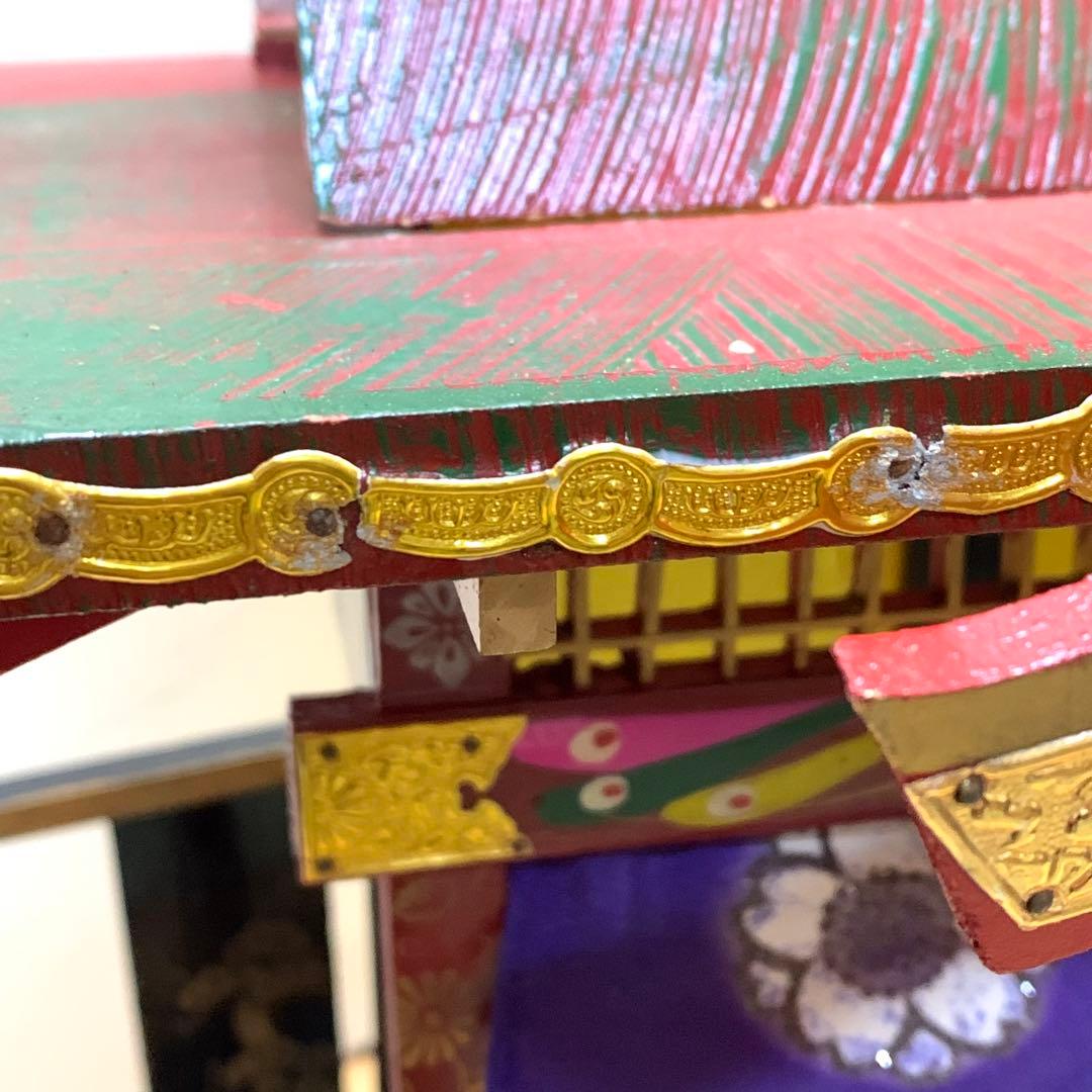 雛御殿 全長 50 cm 木製 直し パーツ不足あり 節句 雛祭り