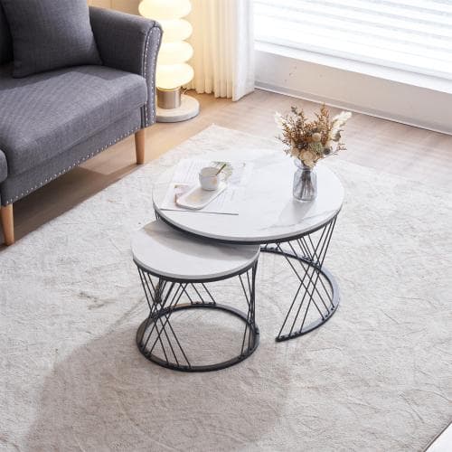 【新作登場】センターテーブル ネストテーブル ローテーブル 入れ子式 天板 大理