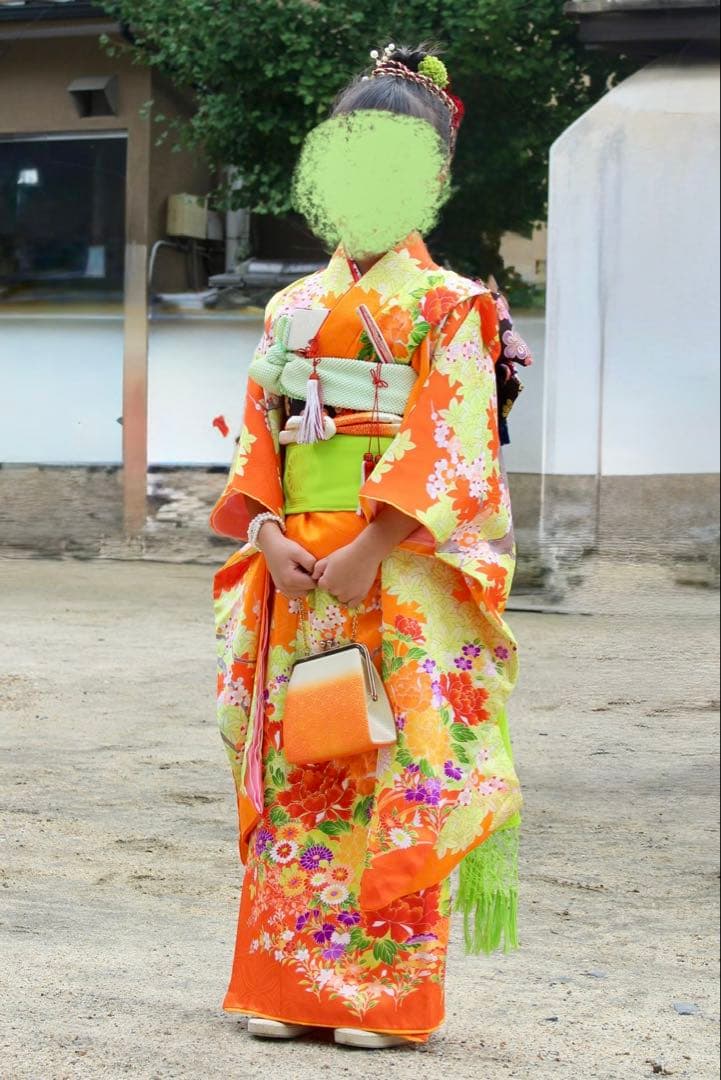 七五三 7歳 女の子 着物・帯・小物全般フルセット