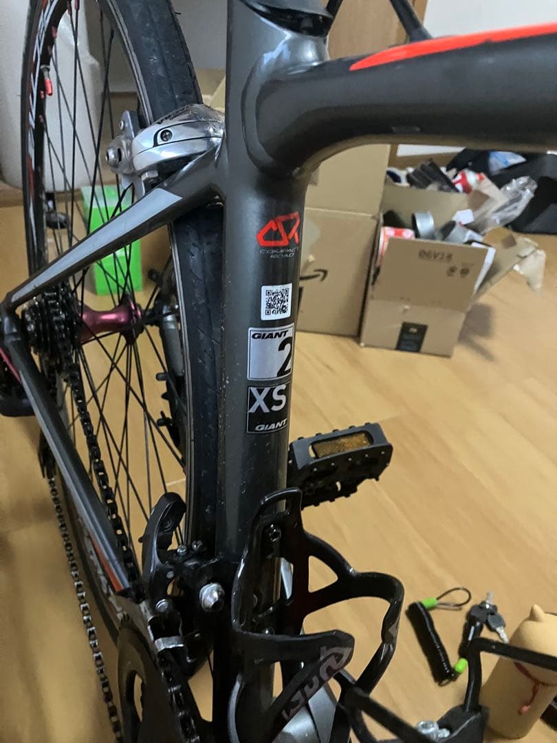 引き取り　福岡　ジャイアント　コンテンドSL2 サイズXSロードバイク　付属品