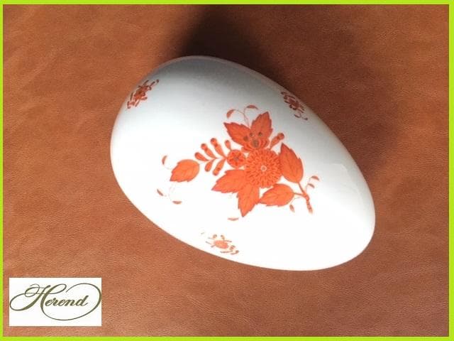 展示品 希少! Herend ヘレンド アポニー エッグ ラージ(大) 小物入れ