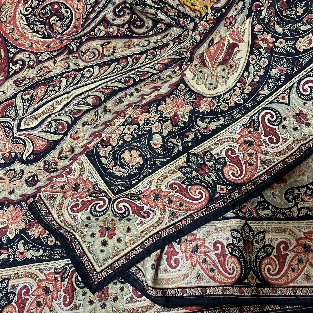 ETRO ペイズリー柄 135cm角 大判