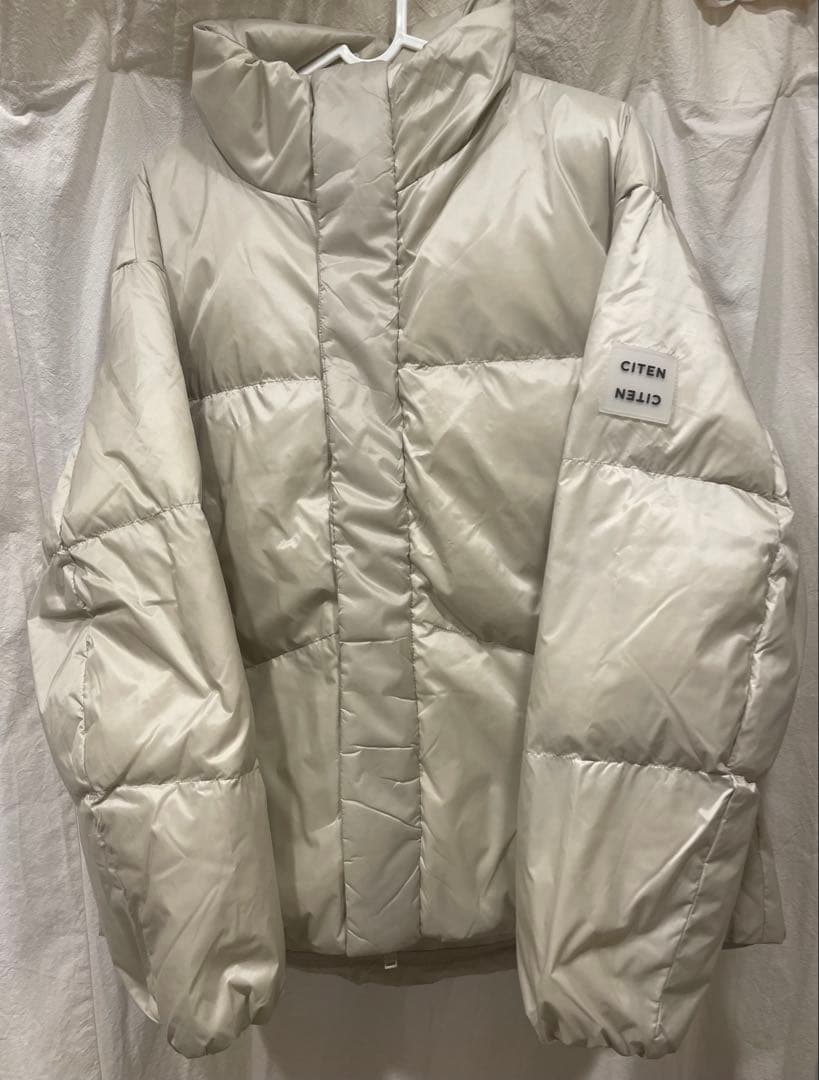 【別注】＜TAION×CITEN＞シンプルダウン LT.GRAY M