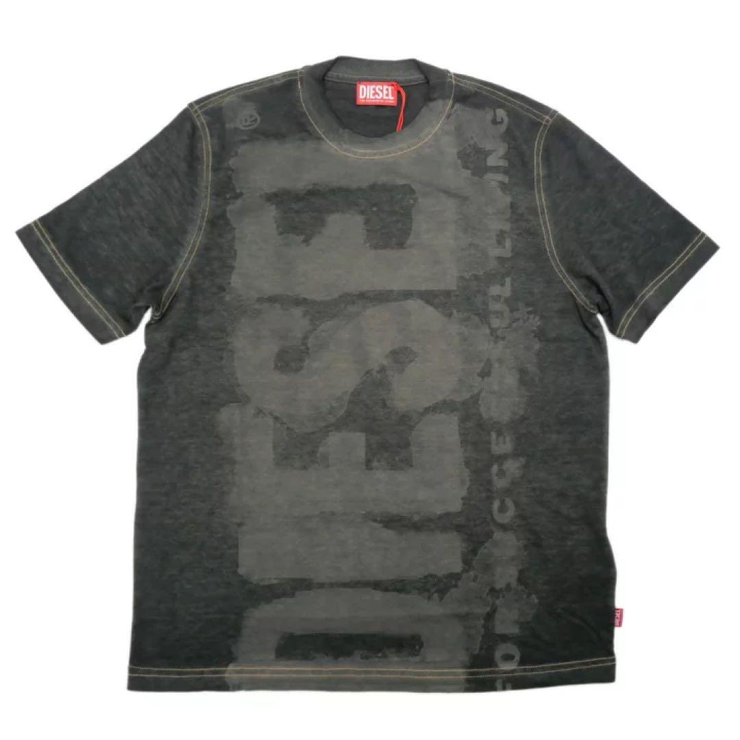 【最終値下げ】【美品】古着 DIESEL ディーゼル メンズTシャツ ブラック