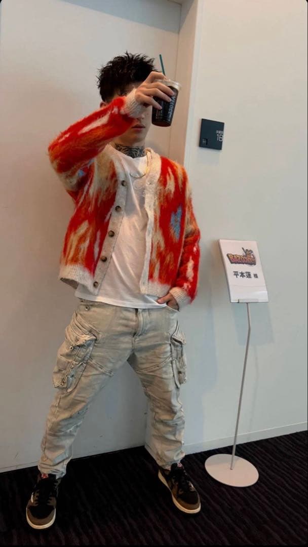 【平本蓮着用】NO MAINTENANCE shaggy cardigan