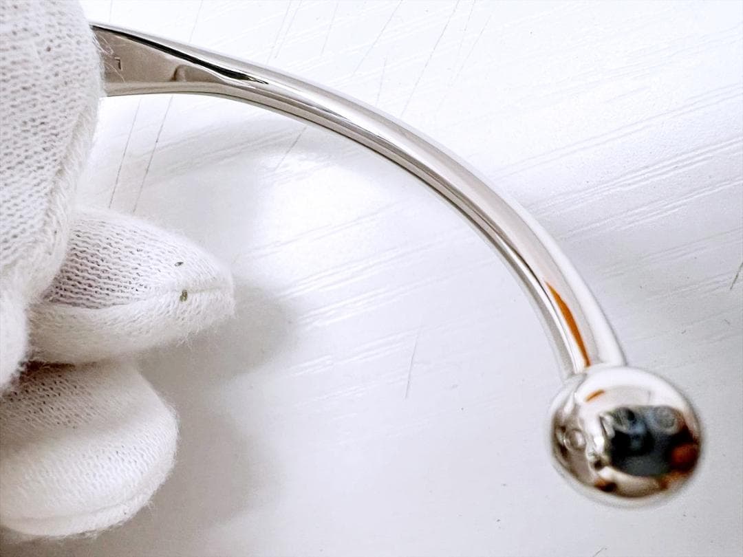 未使用保管　ルイヴィトン　LV　ジョンクモノグラム　バングル　L　M64840