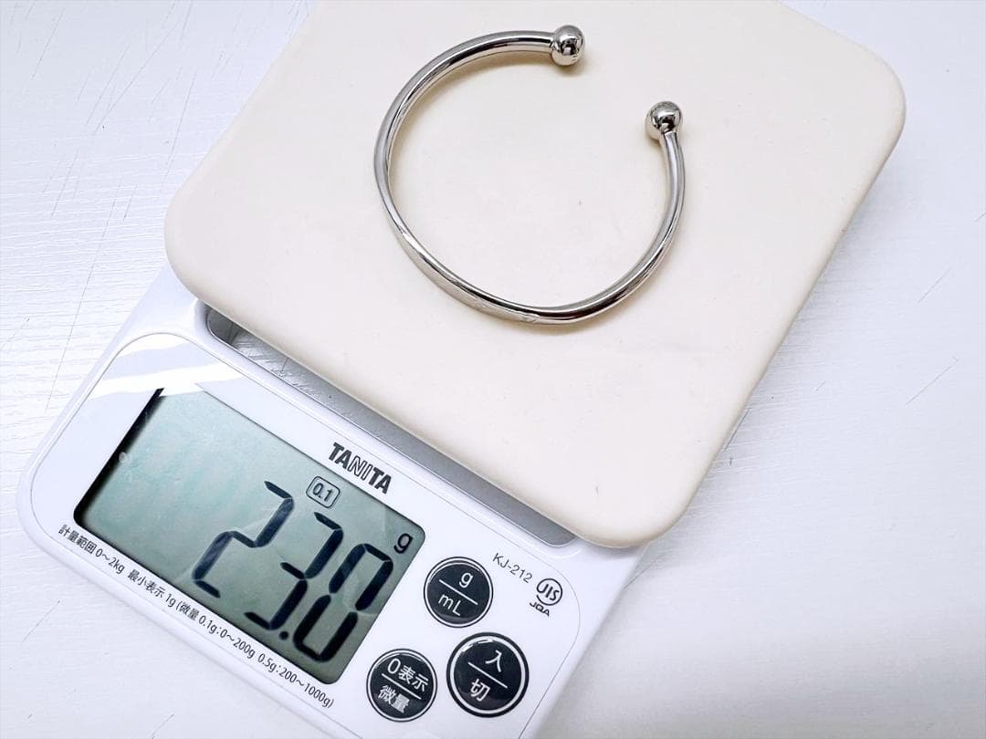 未使用保管　ルイヴィトン　LV　ジョンクモノグラム　バングル　L　M64840