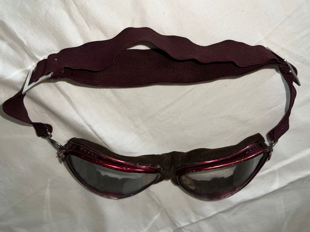 実物　旧日本軍　航空眼鏡