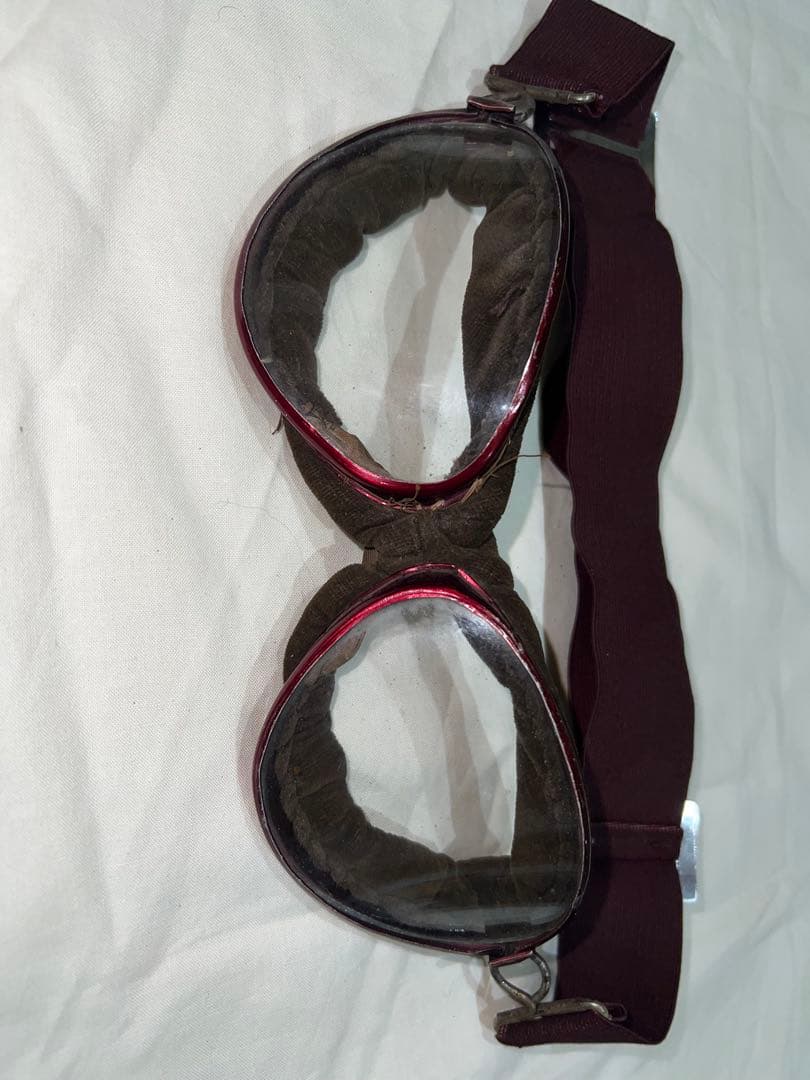 実物　旧日本軍　航空眼鏡