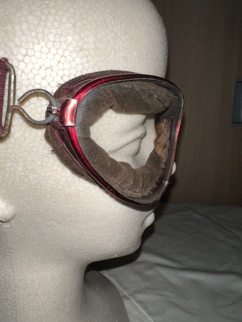 実物　旧日本軍　航空眼鏡