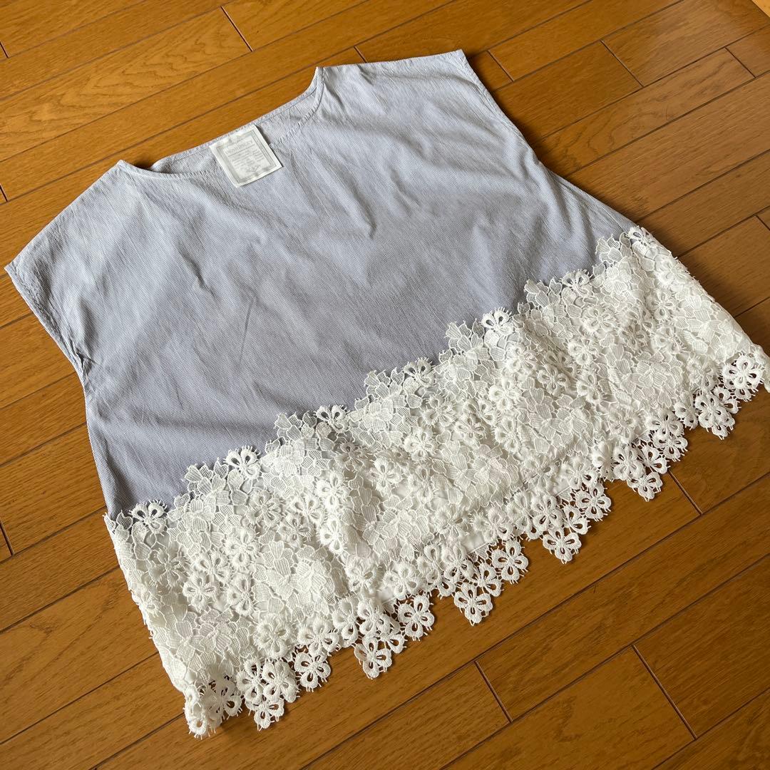 BEARDSLEY 半袖裾レース