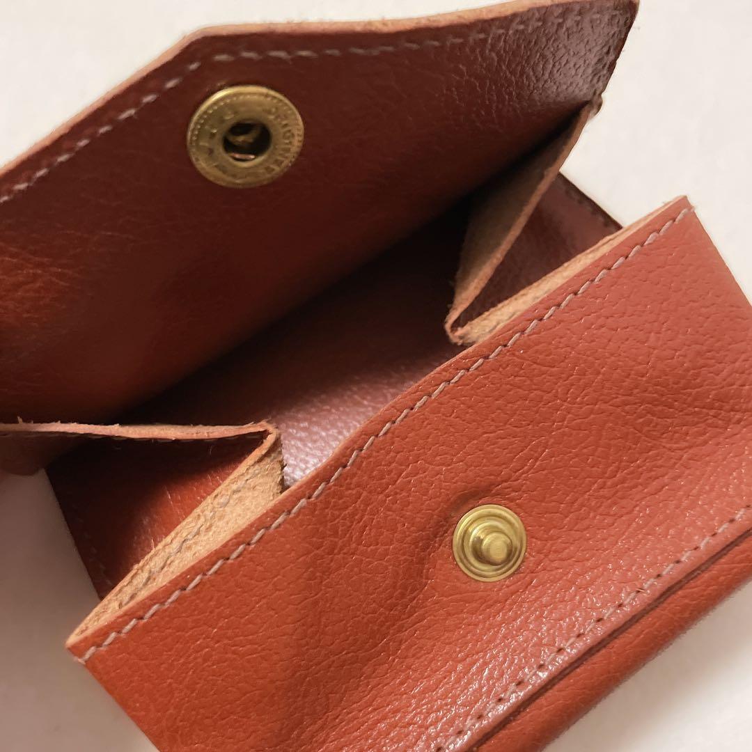 C*a様 イルビゾンテ ブラウンレザー二つ折り財布