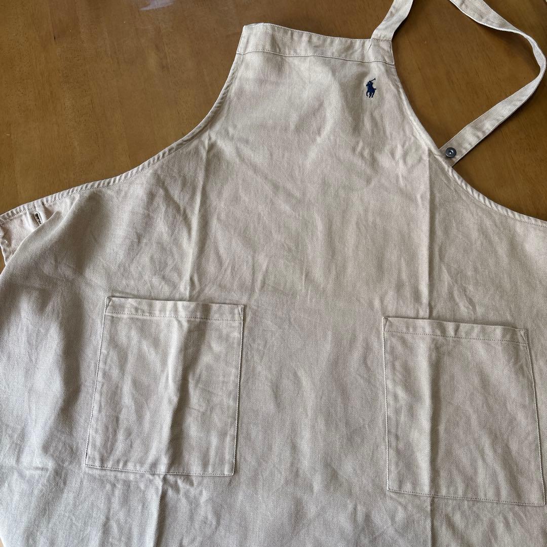 ラルフローレン　ベージュ エプロン