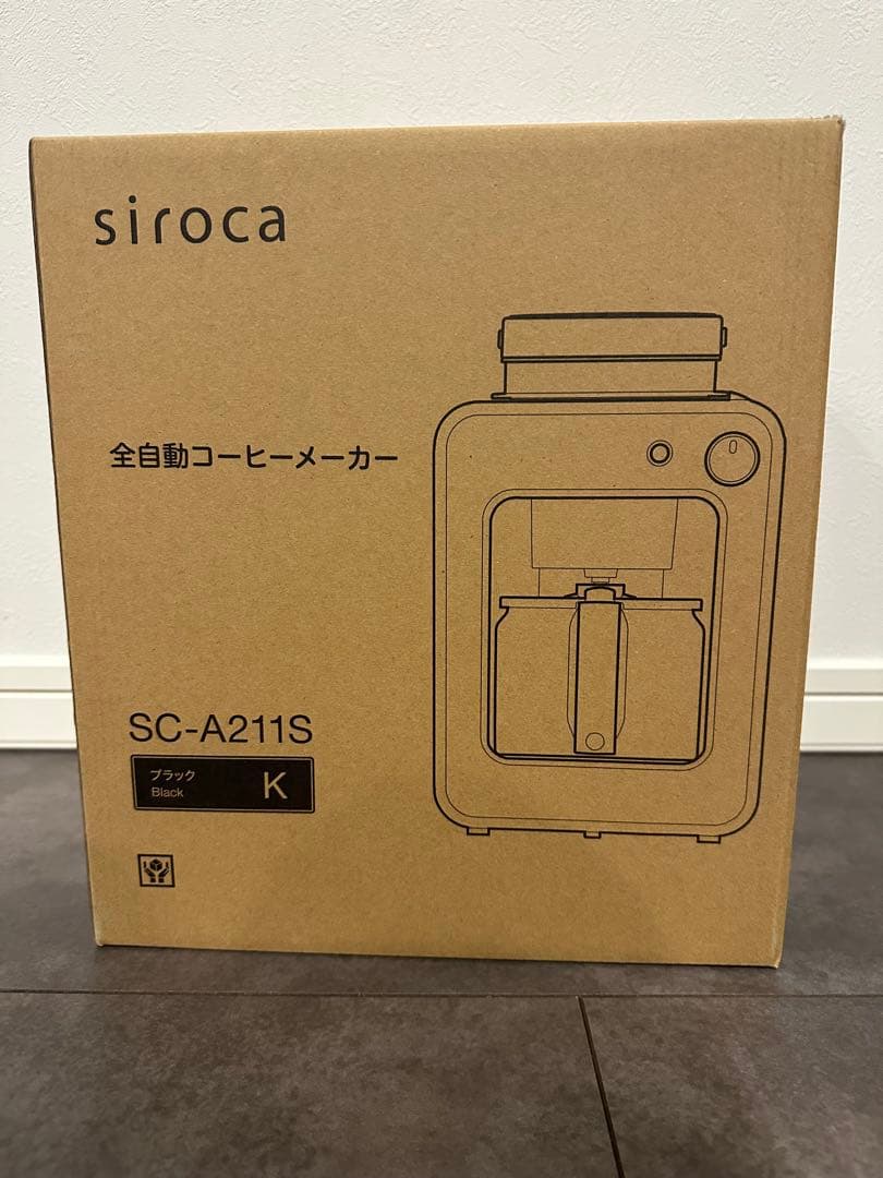 siroca SC-A211S 全自動コーヒーメーカー ブラック