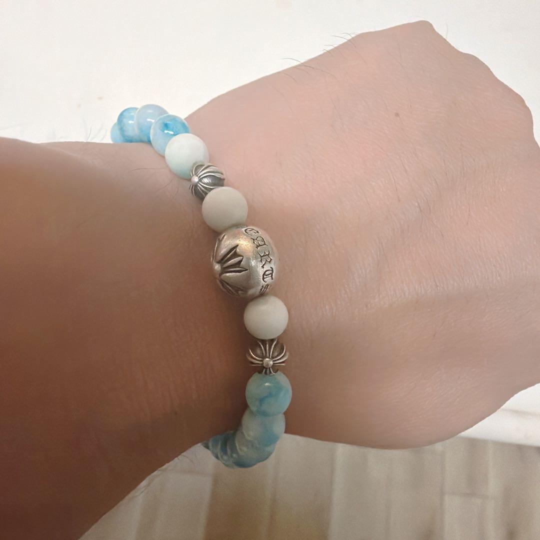 クロムハーツ　ビーズブレスレット　数珠　6mm