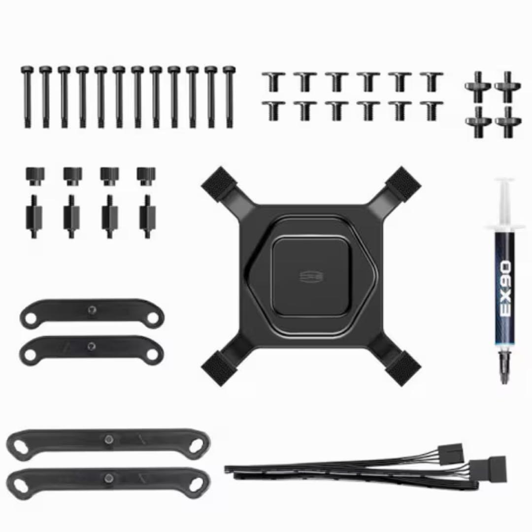 PCCOOLER CPS DS360 AIO液冷CPUクーラー