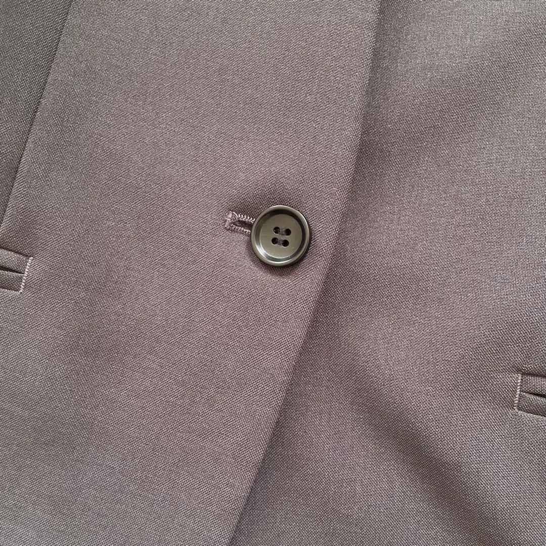 PLST プレミアムオックスカラーレスジャケット&パンツ スーツ 小さめサイズ