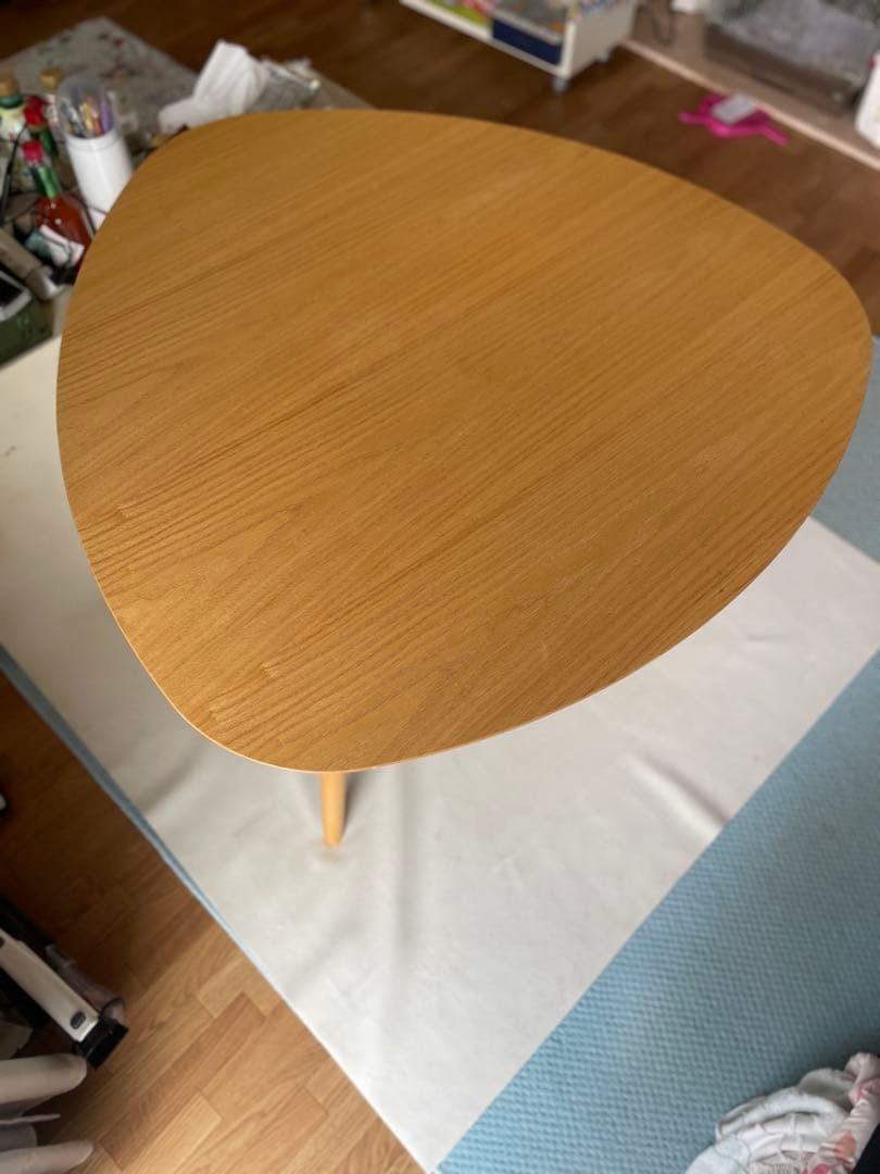 NOCE ノーチェ おにぎり型 三角形 ダイニングテーブル オーク 2～3人用