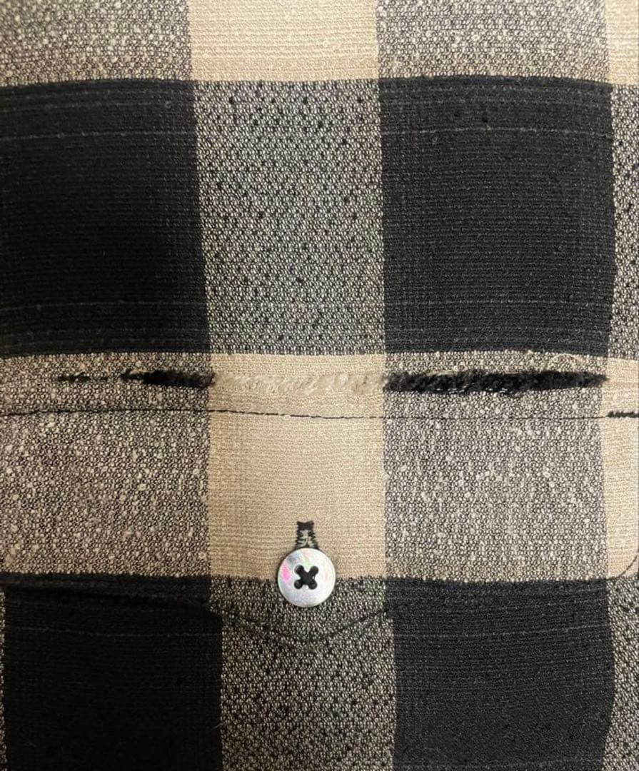 sugarhill オンブレチェックシャツ　23ss