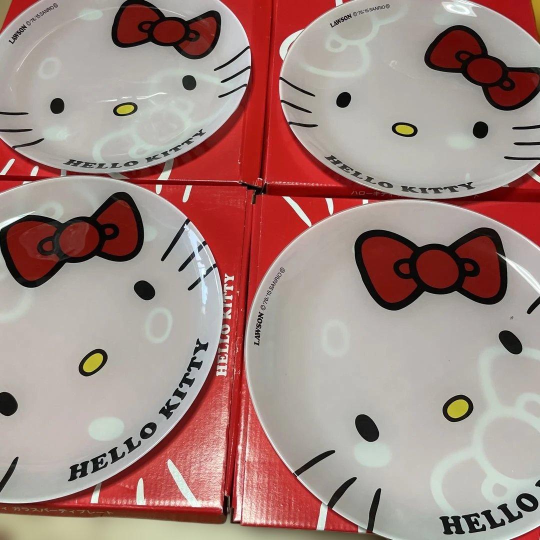 キティちゃん お皿 プレート 10枚 まとめ売り ローソン 未使用 非売品
