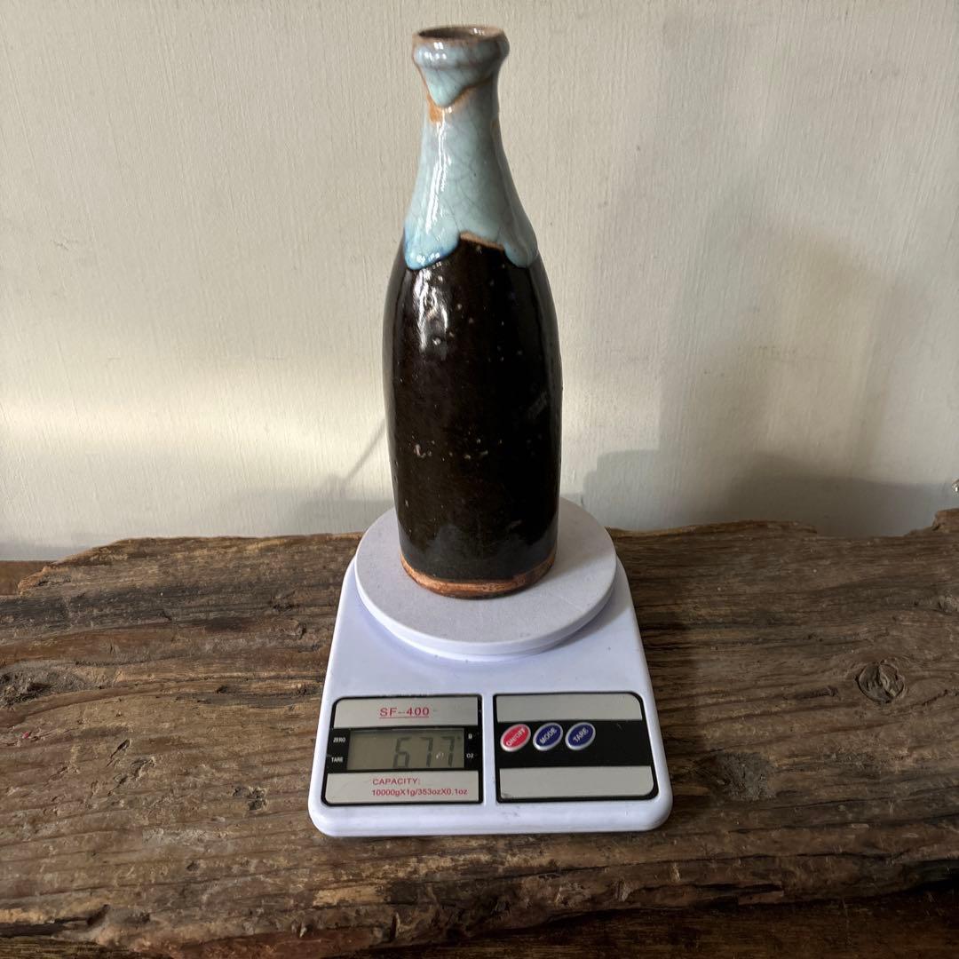 時代　織部　唐津　徳利　江戸時代　花入　アンティーク　古美術　骨董　検:李朝