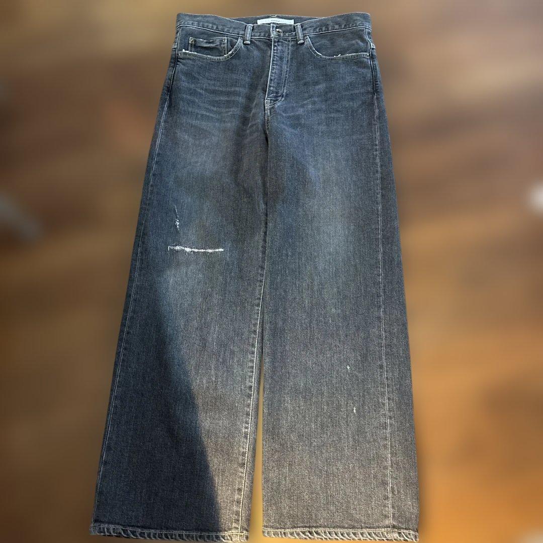 mamiu FRAMeWORK デニムストレートパンツ　グレー　38