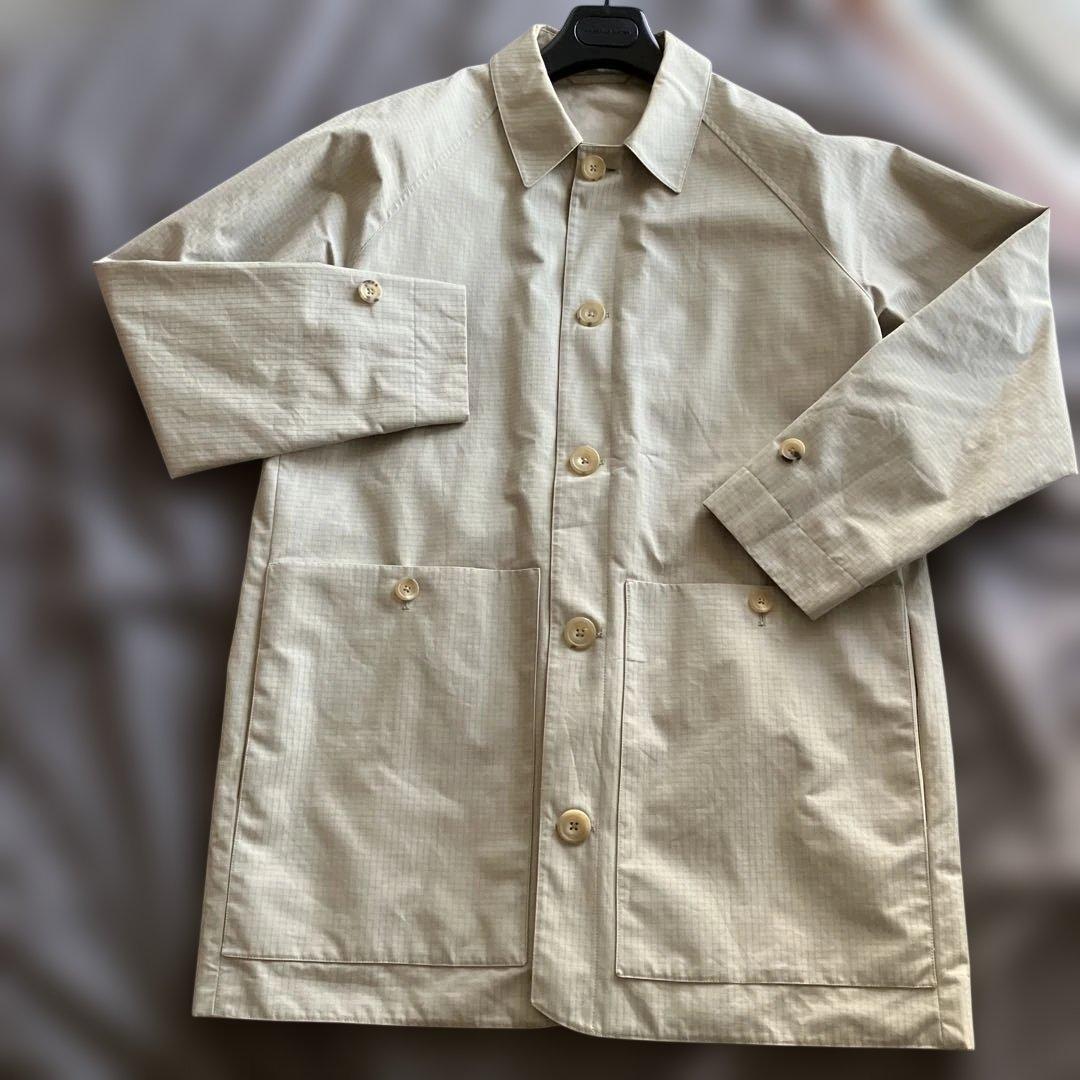 S.E.H KELLYベンタイルリップストップステンカラーコートSサイズ