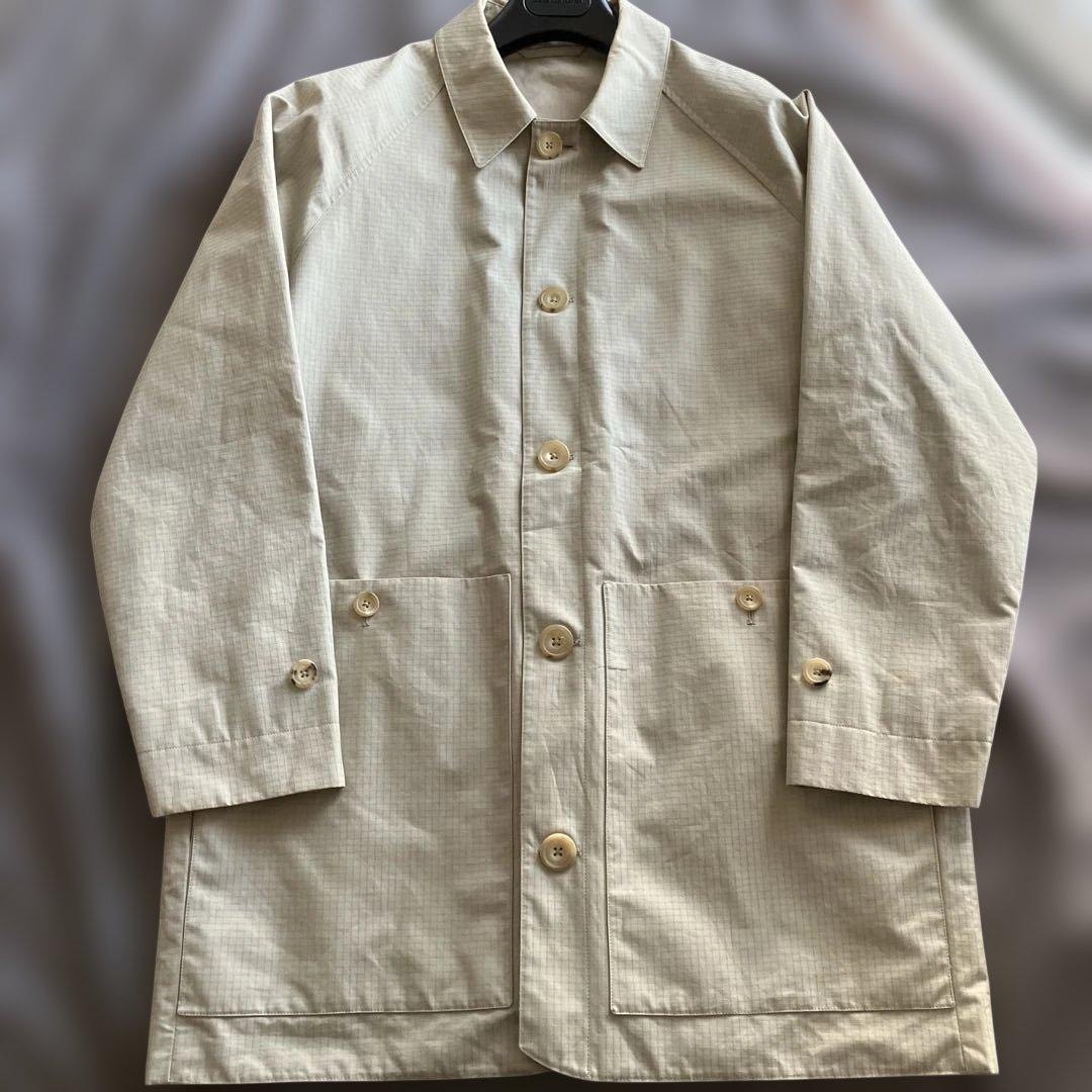 S.E.H KELLYベンタイルリップストップステンカラーコートSサイズ