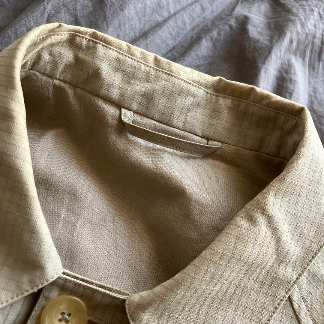 S.E.H KELLYベンタイルリップストップステンカラーコートSサイズ